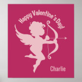Valentijn Cupid optionele naam poster (Voorkant)