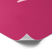 Valentijn Cupid optionele naam poster (Hoek)