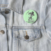 Valentijn Cupid Ronde Button 5,7 Cm (In situ)