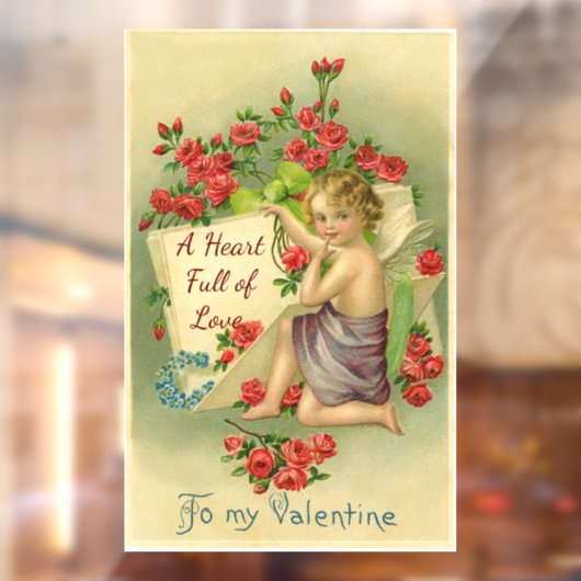  Valentijn Cupid Window Cling Raamsticker (Vel 2)