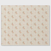 Valentijn cupido engel in wit en goud_tiny cadeaupapier (Vlak)