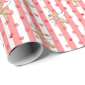 Valentijn cupido engel roze_tiny cadeaupapier (Rol Hoek)