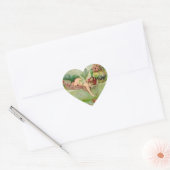 Valentijn Cupido Hart Stickers (Envelop)