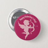 Valentijn Cupido knoppen Ronde Button 5,7 Cm (Voorkant /achterkant)