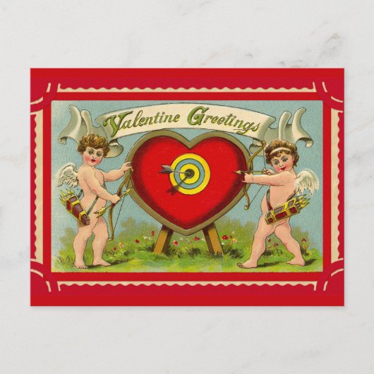  valentijn Cupido kunst Briefkaart (Voorkant)
