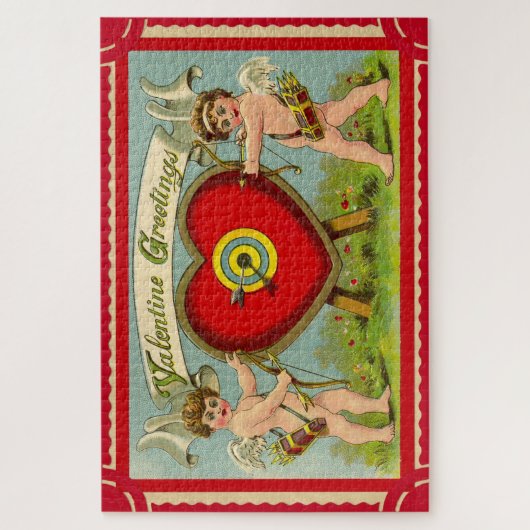 valentijn Cupido kunst Legpuzzel (Verticaal)