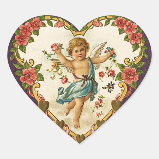  Valentijn Cupido Stickers (Voorkant)