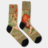 Valentijn Cupido's Liefde Antiek Oudheid Sokken (Rechts)