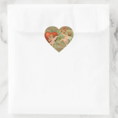 Valentijn Cupido's Liefde Antiek Retro Hart Sticker (Tas)