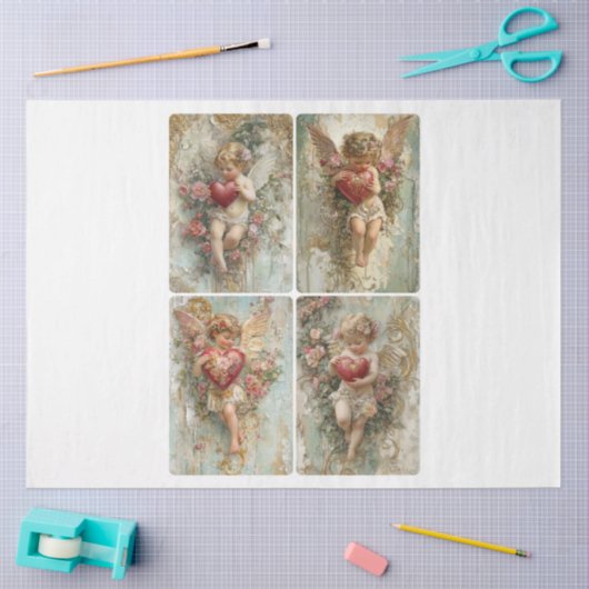  Valentijn Cupido's Tissuepapier (Craft)