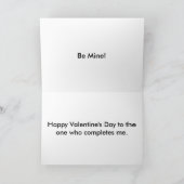  Valentijn Cupids Holding Planten van het rode har Feestdagen Kaart (Binnen)