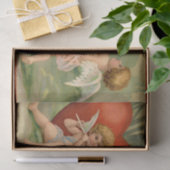 Valentijn Cupids Love Antiek Vintage Tissuepapier (Geschenk)