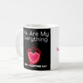 Valentijn custemizable paar Mok design (Voorkant links)