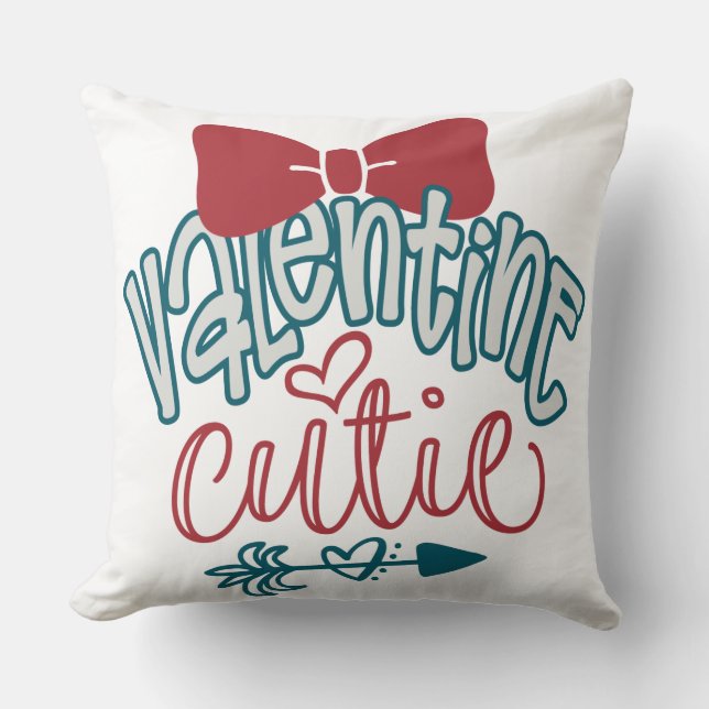 Valentijn Cutie Pillow Kussen (Voorkant)