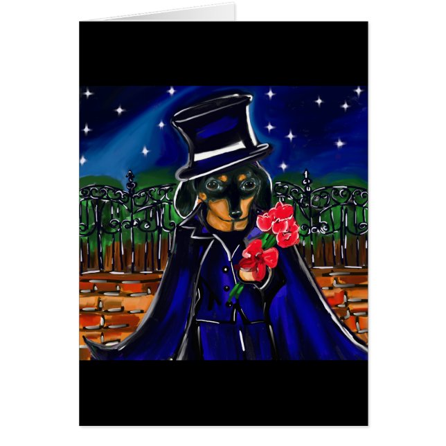 VALENTIJN DACHSHUND (Voorkant)