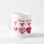 Valentijn Dachshund Coffee Mok Gift (Voorkant links)