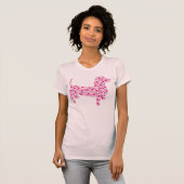 Valentijn Dachshund Hearts T-shirt (Voorkant volledig)