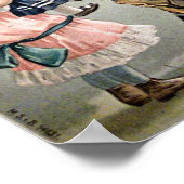 Valentijn Dachshund Poster (Hoek)