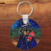 VALENTIJN DACHSHUND SLEUTELHANGER (Voorkant)