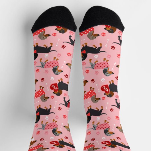 Valentijn Dachshund Socks Sokken (Top)