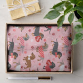 Valentijn Dachshund Tissuepapier (Geschenk)