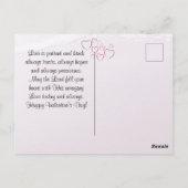 Valentijn dag 1 Korintiërs 13:13 Ocean Beach Briefkaart (Achterkant)