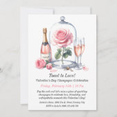  Valentijn Dag Champagne Kaart (Voorkant)