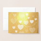 Valentijn Dag Folie Kaart (Voorkant met envelop)