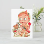  Valentijn-dag-jongen jagen Feestdagenkaart (Staand voorkant)