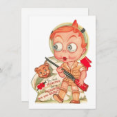  Valentijn-dag-jongen jagen Feestdagenkaart (Voorkant / Achterkant)