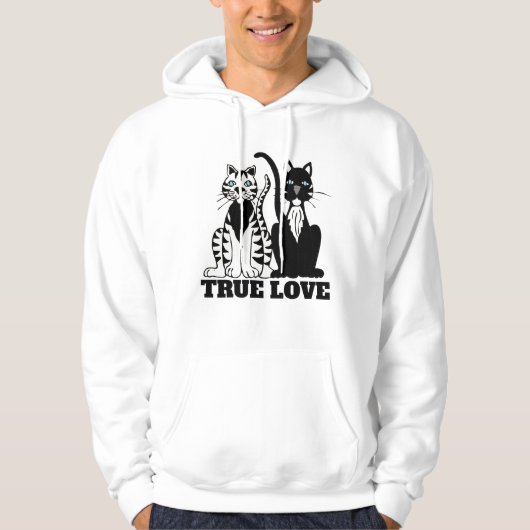 VALENTIJN DAG KAT ECHTE LIEFDE T-SHIRT (Voorkant)