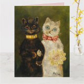 VALENTIJN DAG KAT LOUIS WAIN OVERGROTE KAARTEN (Gele Bloem)