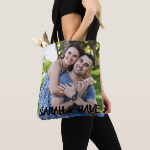 VALENTIJN DAG OF TROUW CADO FOTO CUSTOM TOTE BAG