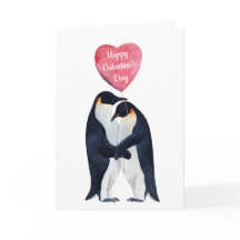 Valentijn-dag-paar keizer Penguin