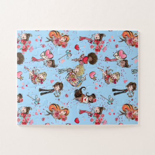 Valentijn Dag Puzzle Legpuzzel (Horizontaal)