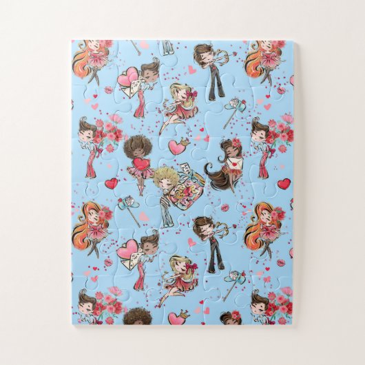 Valentijn Dag Puzzle Legpuzzel (Verticaal)