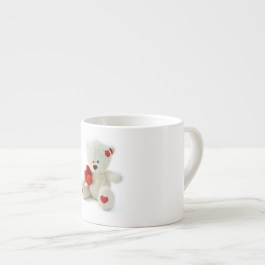 Valentijn Dag Teddy Bear Espresso Mok (Voorkant rechts)