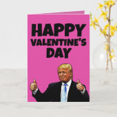 VALENTIJN DAG TRUMP KAART (Gele Bloem)