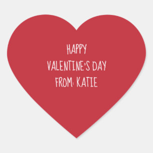 Valentijn-dagstickers voor valentijnen en gunsten hart sticker