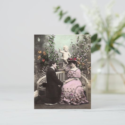  Valentijn Datum Feestdagenkaart (Staand voorkant)