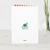 Valentijn Day Daisies and Hearts Card Feestdagen Kaart (Achterkant)