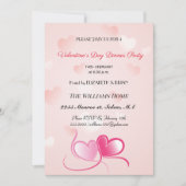 Valentijn Day Dinner Party Feestdagenkaart (Voorkant)