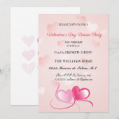 Valentijn Day Dinner Party Feestdagenkaart (Voorkant / Achterkant)