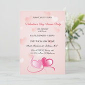 Valentijn Day Dinner Party Feestdagenkaart (Staand voorkant)