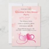 Valentijn Day Dinner Party Holiday Kaart (Voorkant)