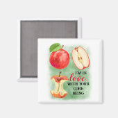 Valentijn Day magnet trendy in love (Voorkant / Achterkant)