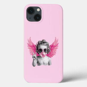 Valentijn die bubbel Cupido Valentijnsdag blaast Case-Mate iPhone Case