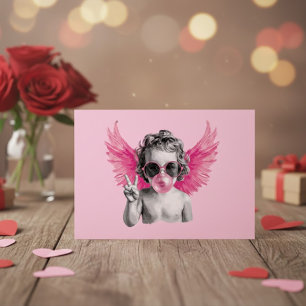 Valentijn die bubbels blaast Cupido Valentijnsdag Briefkaart