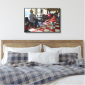  Valentijn Diner Interior Canvas Afdruk (Insitu (Slaapkamer))