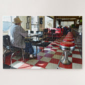 Valentijn Diner Interior Legpuzzel (Horizontaal)